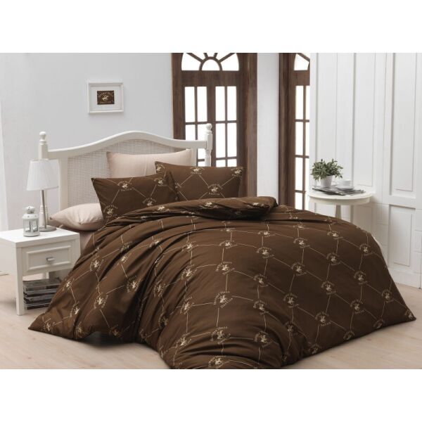 

Постельное белье Beverly Hills Polo Club ранфорс - BHPC 006 Brown полуторный