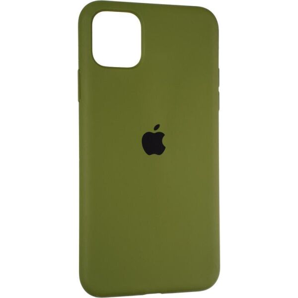 

Чехол Fiji Silicone Case для Apple iPhone 12 mini бампер накладка Full Soft Pinery Green