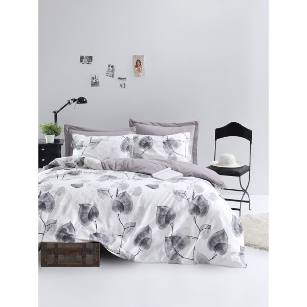 

Постельное белье Lotus Home Perfect Ranforce - Crosby серый евро