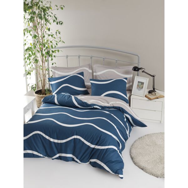 

Постельное белье Lotus Home Perfect Ranforce - Nova голубой евро