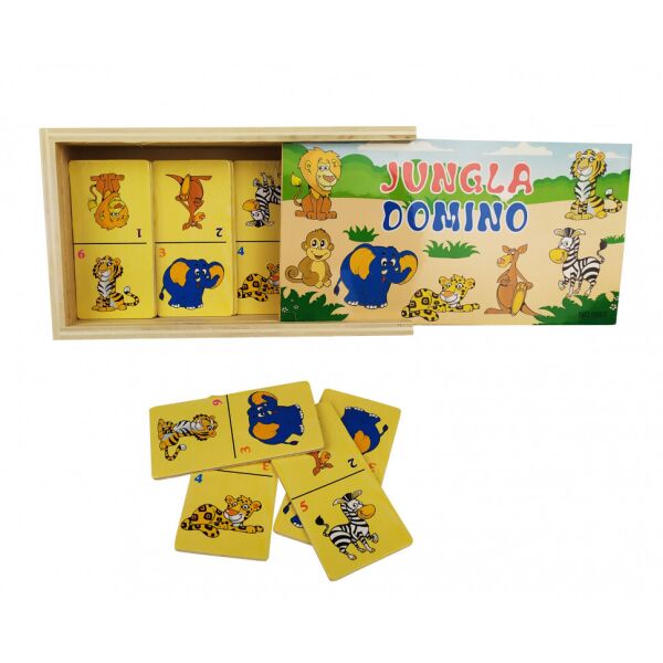 

Деревянная игрушка Домино MD 2198 (Джунгли)