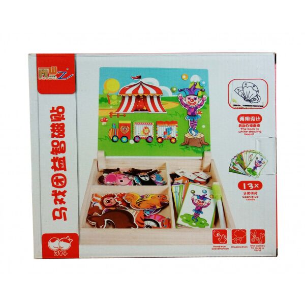 

Развивающая игрушка Гардероб MD 1339 деревянная (Цирк)