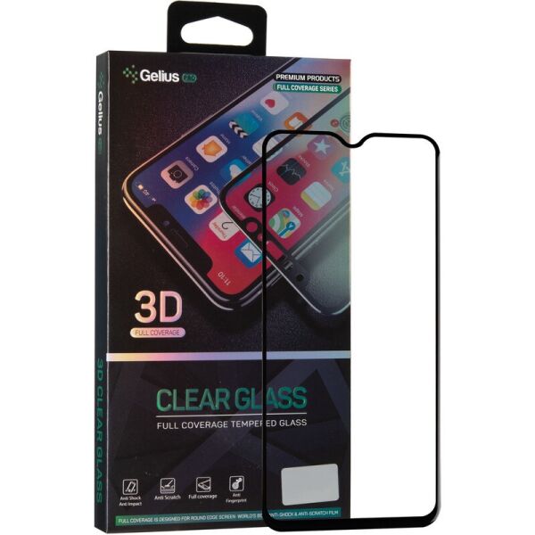 

Защитное стекло Gelius PRO 3D для Vivo Y15, Черное