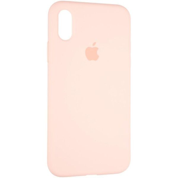 

Чехол Fiji Silicone Case для Apple iPhone X бампер накладка Full Soft Grapefruit