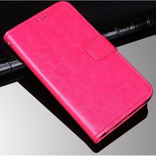 

Чехол Fiji Leather для Nokia G20 книжка с визитницей розовый