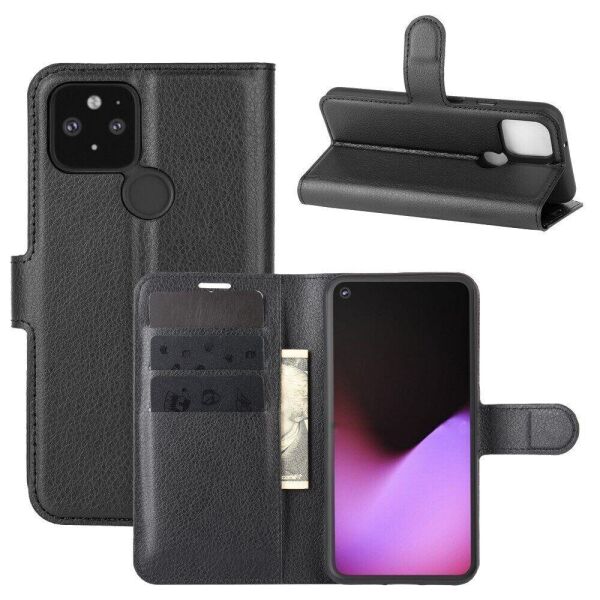 

Чехол Fiji Luxury для Google Pixel 5 книжка черный