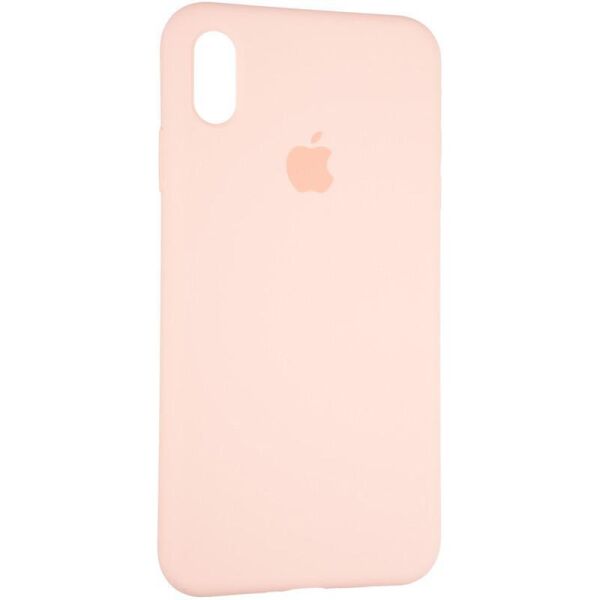 

Чехол Fiji Silicone Case для Apple iPhone X бампер накладка Full Soft Pink Sand