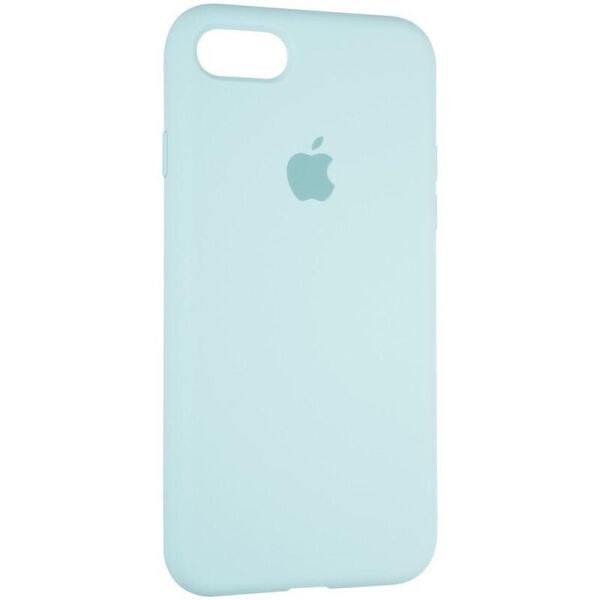 

Чехол Fiji Silicone Case для Apple iPhone 8 бампер накладка Full Soft Ice Sea Blue