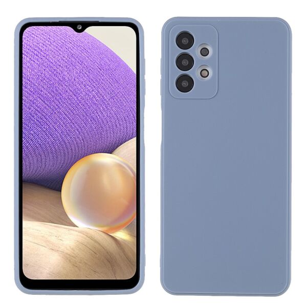 

Чехол накладка для Samsung Galaxy A32 A325 силиконовый с защитой камеры, Soft Case, Синий