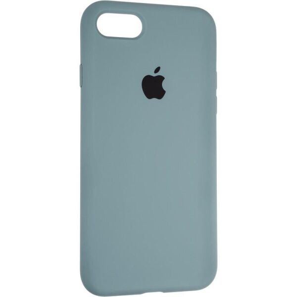 

Чехол Fiji Silicone Case для Apple iPhone 8 бампер накладка Full Soft Granny Grey