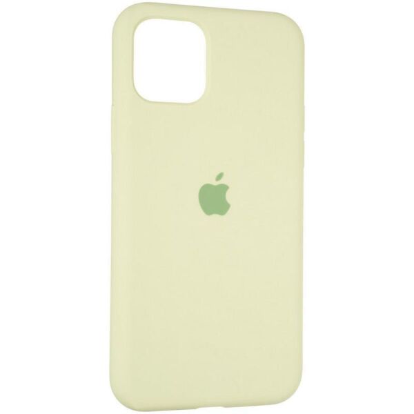 

Чехол Fiji Silicone Case для Apple iPhone 12 бампер накладка Full Soft Avocado