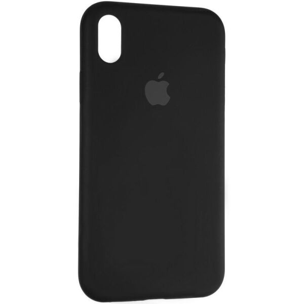 

Чехол Fiji Silicone Case для Apple iPhone XR бампер накладка Full Soft Black