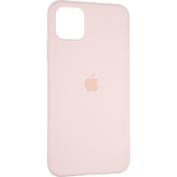 

Чехол Fiji Silicone Case для Apple iPhone 12 бампер накладка Full Soft Pink Sand