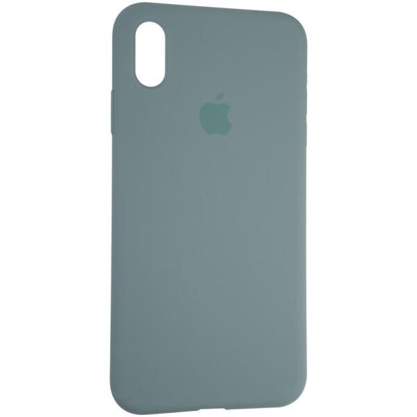 

Чехол Fiji Silicone Case для Apple iPhone XS бампер накладка Full Soft Granny Grey