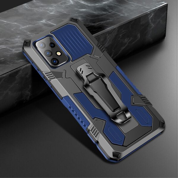 

Чехол накладка для Samsung Galaxy A52 A525 противоударный с подставкой, Grip Case, Темно-синий