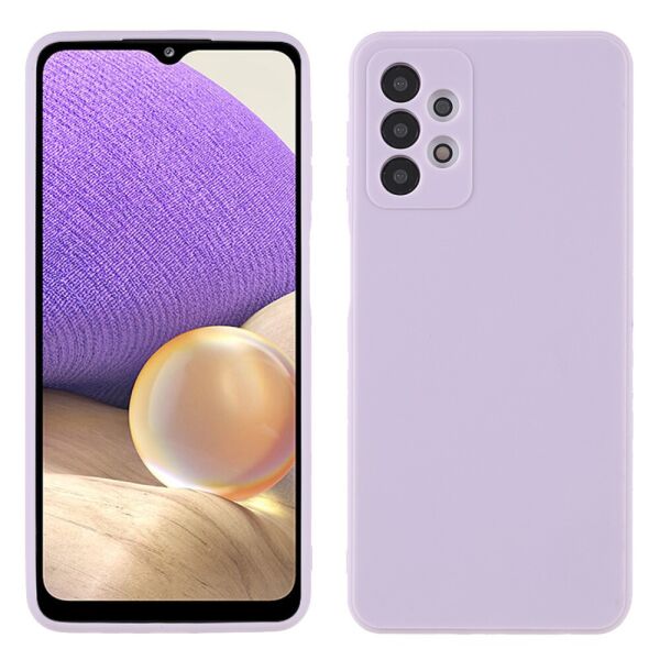 

Чехол накладка для Samsung Galaxy A32 A325 силиконовый с защитой камеры, Soft Case, Сиреневый