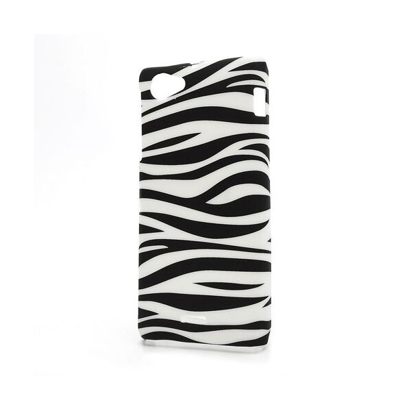

Чехол пластиковый на Sony Xperia J ST26i "Zebra Stripe"
