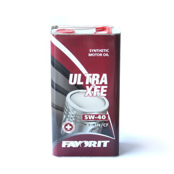 

Моторное масло FAVORIT (metal) 5w40 SN/CF 5л Ultra XFE