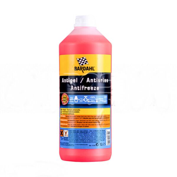 

Концентрат антифриза BARDAHL RED ANTIFREEZE - ANTIGEL ROUGE 1л. 7111R