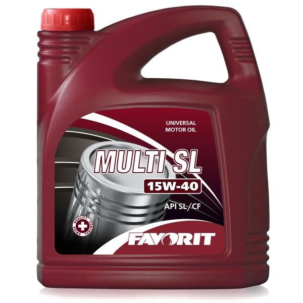 

Моторное масло FAVORIT Multi SL 15w40 5л SL/CF
