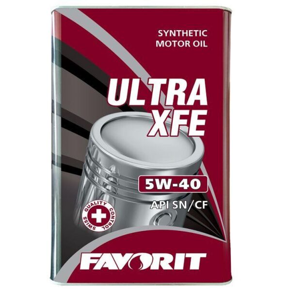 

Моторное масло FAVORIT (metal) 5w40 SN/CF Ultra XFE 4л