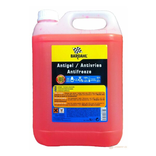 

Концентрат антифриза BARDAHL RED ANTIFREEZE - ANTIGEL ROUGE 5л. 7113R