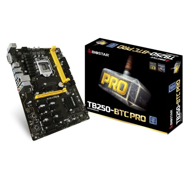 

Материнская плата Socket 1151 Biostar TB250-BTC PRO