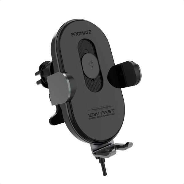 

Беспроводное автомобильное зарядное устройство Promate PowerMount-15W Black