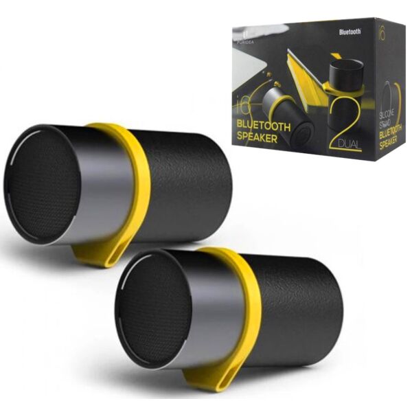 

Портативная Bluetooth колонка Puridea i6 Stereo. Набор из двух блютуз колонок
