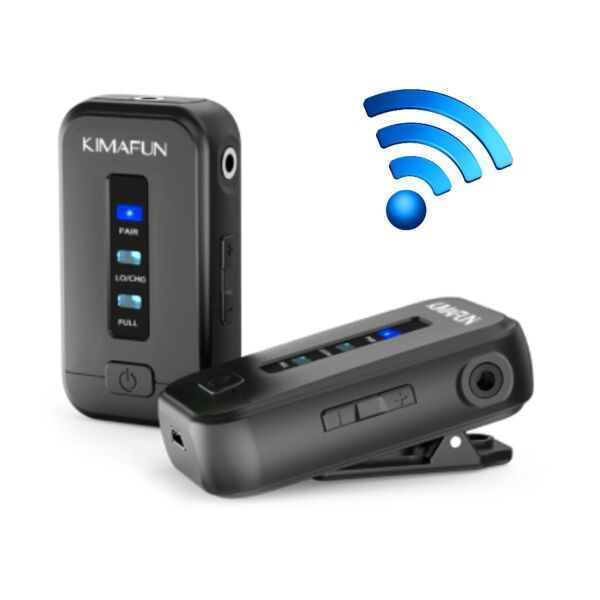 

Беспроводной петличный микрофон KIMAFUN KM-G10, петличка для камеры, смартфона, ПК