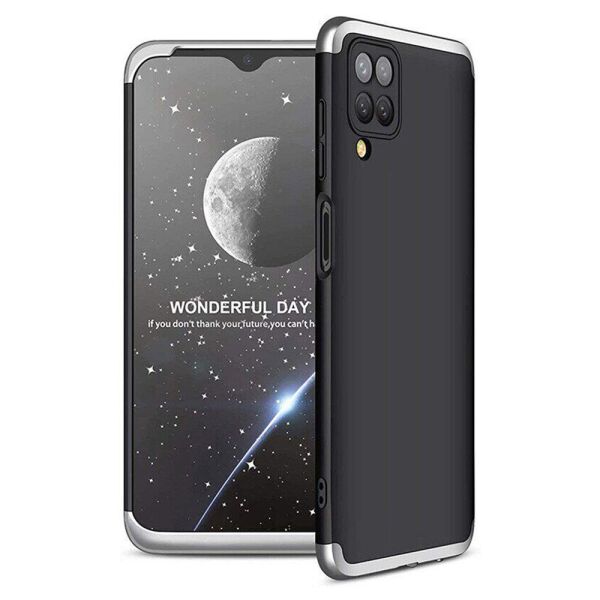 

Чехол накладка GKK 360 для Samsung Galaxy A22 / M32 Black з серебряным