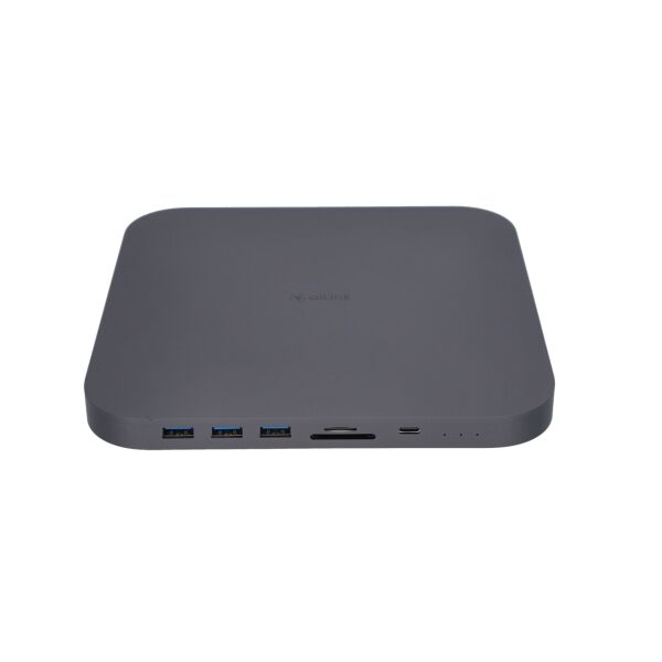 

USB-хаб адаптер Ailink Aluminium USB-C Mac mini Pro Hub Card Reader HDD/M.2 SDD slot