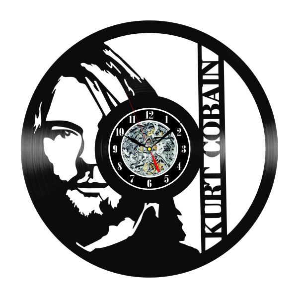 Акція на Часы настенные WHICH.BLACK Nirvana#1 30 см Винил від Allo UA