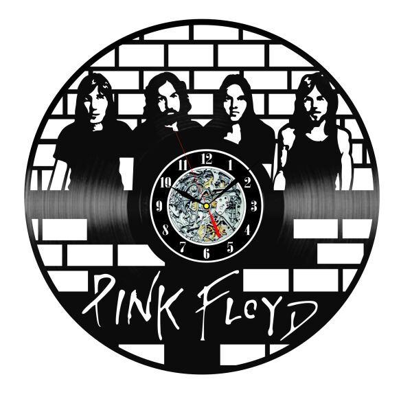 Акція на Часы настенные WHICH.BLACK Pink Floyd 30 см Винил від Allo UA
