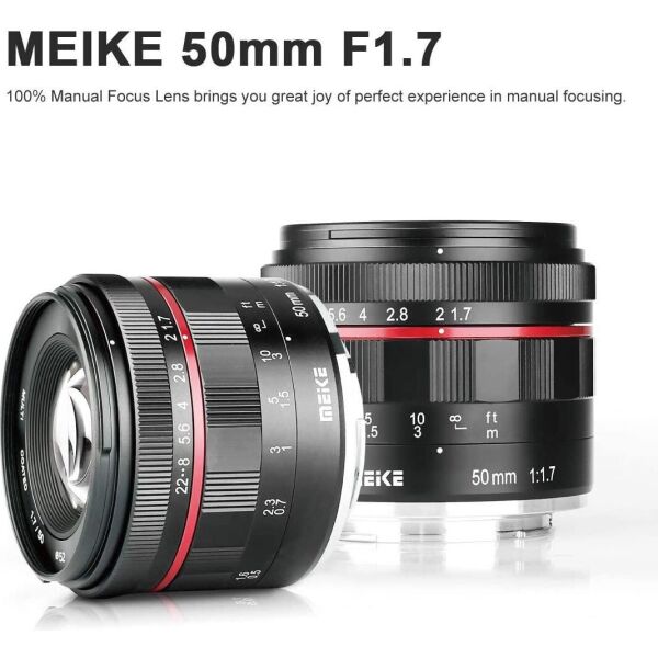

Объектив MEIKE 50 mm F/1.7 MC (MK-50 F1.7) для Nikon Z (беззеркалки Z-mount)