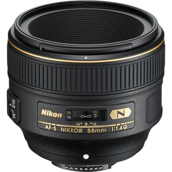 

Объектив Nikon 58mm f/1.4G AF-S Nikkor