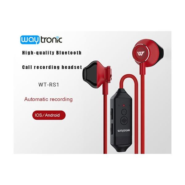 

Bluetooth диктофон/Bluetooth 5.0 наушники Waytronic WT-RS1
