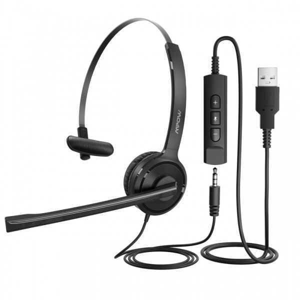 

Наушники с микрофоном Mpow 232 Skype headset