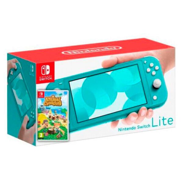 

Портативная игровая приставка Nintendo Switch Lite (Turquoise) + Игра Animal Crossing: New Horizons (русская версия) [60478]