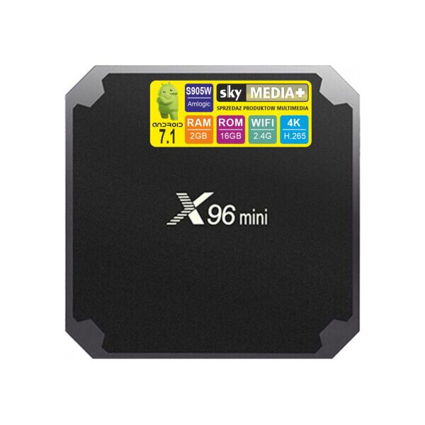 

Медиаплеер Android TV Box X96 Mini+ 2/16Gb [48411]