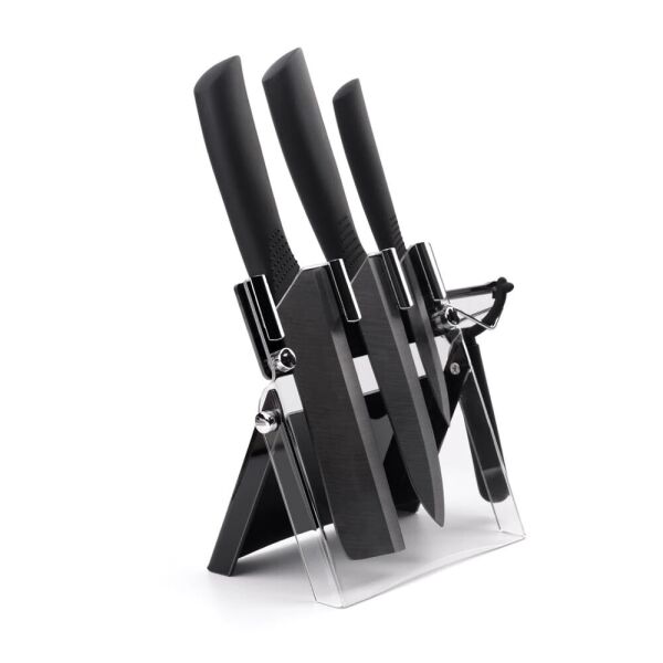 

Набор ножей c подставкой Xiaomi HuoHou Nano Ceramic Knifes Set 4 in 1 and Stand (HU0063) [52304]
