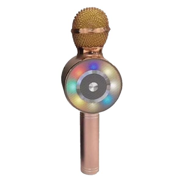 

Микрофон с караоке KVT WS-669 (Rose Gold) [52163]