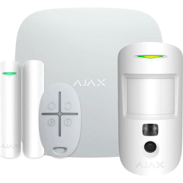 

Комплект охранной сигнализации Ajax StarterKit Cam Plus (White) [57049]