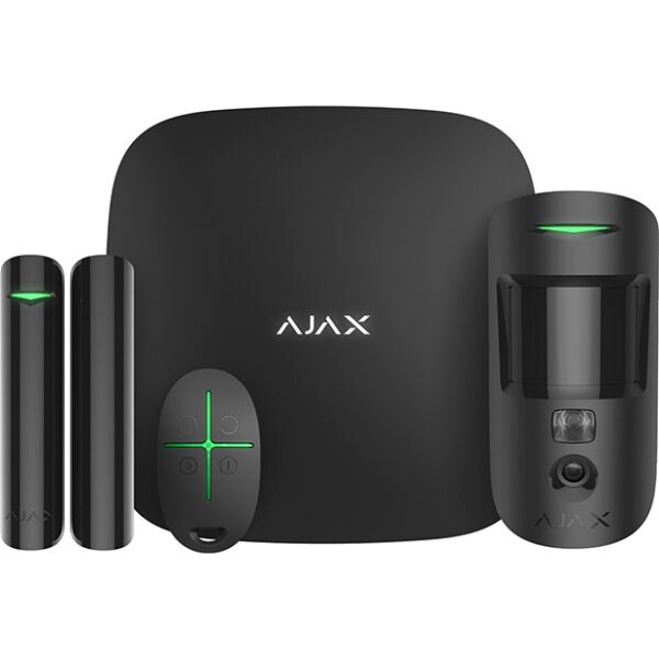 

Комплект охранной сигнализации Ajax StarterKit Cam (Black) [57046]