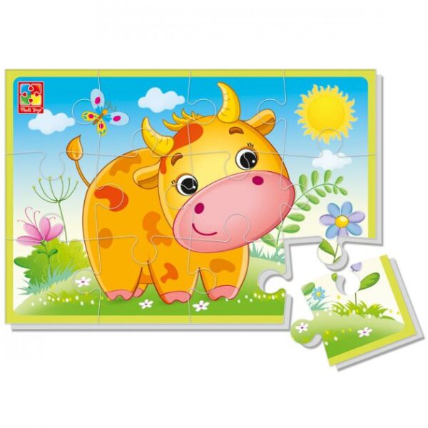 

М`які пазли А5 VLADI TOYS Телятко VT1103-62 (2000901507729)