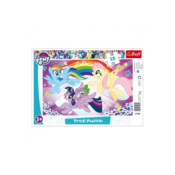 

Пазли(15 елм. Рамкою) - "Весела гра"/Hasbro:My Pony/ Trefl 31280 (5900511312805)