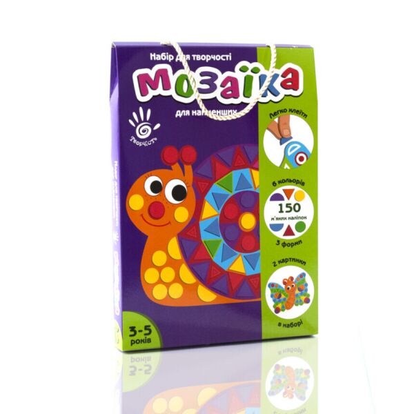 

Набір для творчості VLADI TOYS М`яка фігурн мозаїка Равлик VT4511-01 (4820234760589)