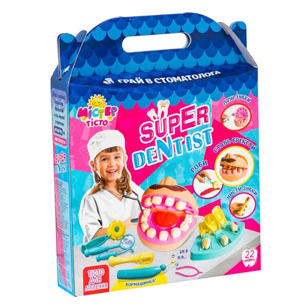 

Набір для креативної творчості "Містер тісто-super dentist" 71407 (2000902410523)