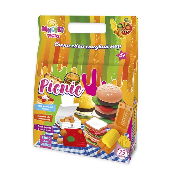 

Набір креативної творчості "Містер тісто - picnic" 71301 (4820175999741)