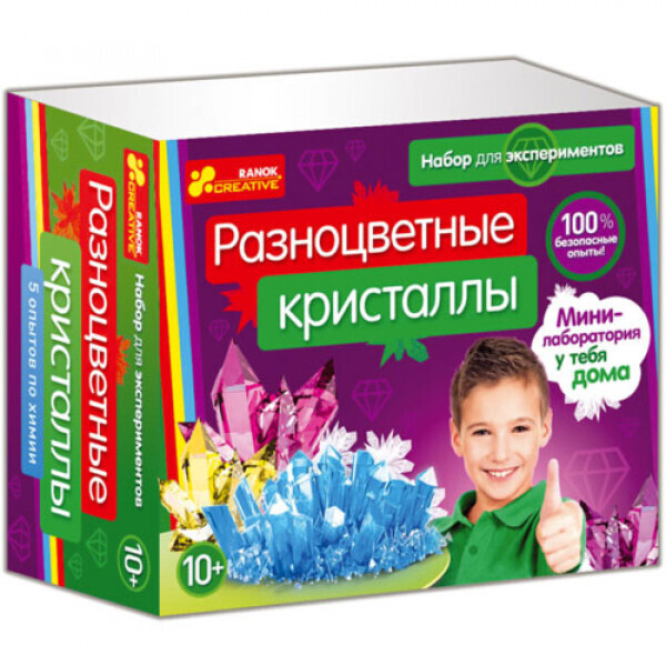 

Набор для экспериментов "Разноцветные кристаллы" 12115010Р (2400473690018)